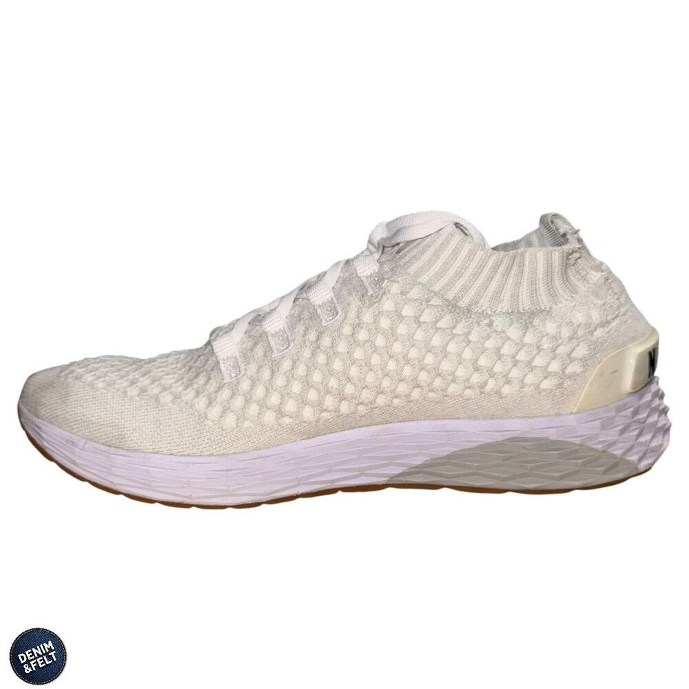 NOBULL Allday Knit Sneakers White Men’s Size 10.5 Training Gym Viral Shoes - Picture 11 of 16